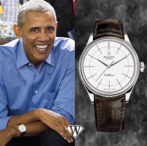 rolex cellini obama|Watch Spotting: Former President Barack Obama .